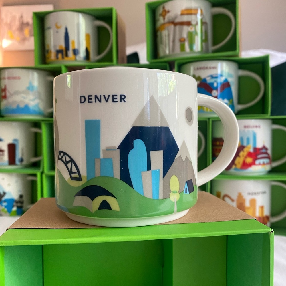 Starbucks - You Are Here Collection Denver  
New with tags & packaging